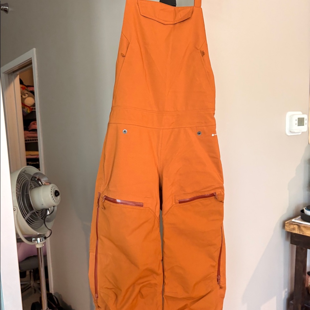 Women’s Flylow Foxy Bibs, orange, S (tall)